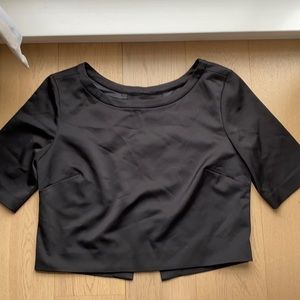 Black Trouvé top